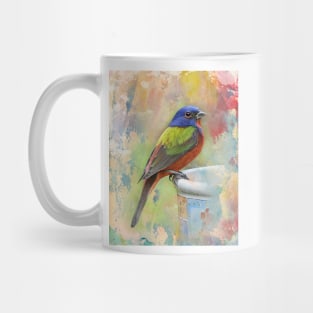 Painted Bunting Bird Mug